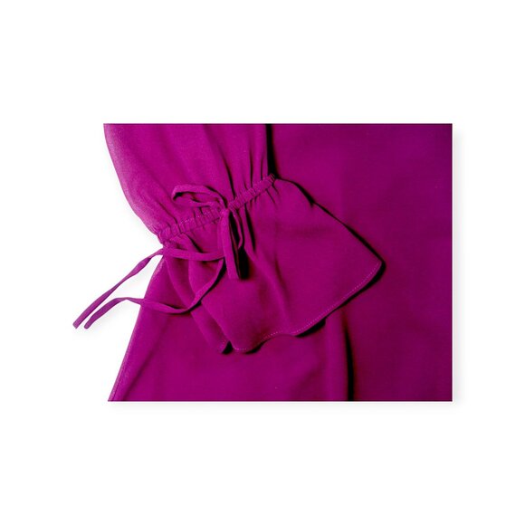 💜 Vince Camuto Purple Chiffon Mini Dress --  Deep Purple Dreams 💜 - Picture 4 of 8